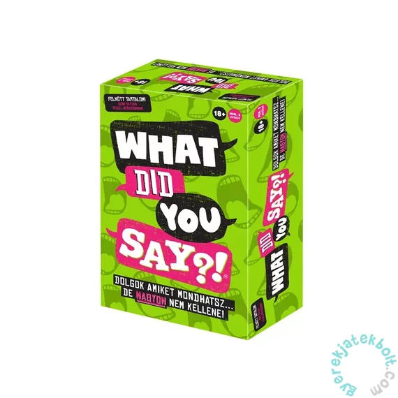 What did you say? társasjáték (120304)
