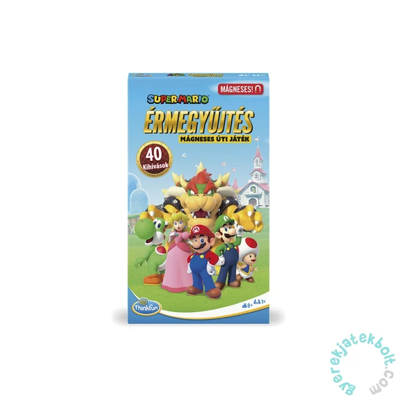 Thinkfun - Super Mario - Érmegyűjtés, mágneses útijáték (092907)