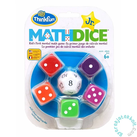 Thinkfun Math Dice Junior társasjáték (THI21531)
