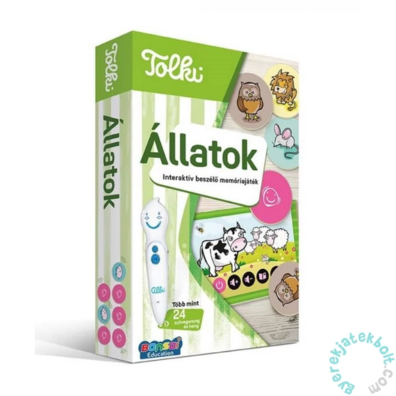 Tolki Interaktív beszélő memóriajáték - Állatok