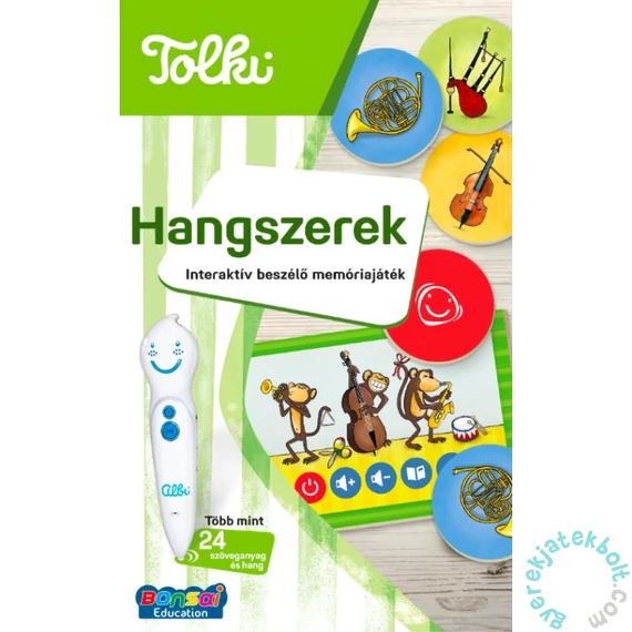 Tolki Interaktív beszélő memóriajáték - Hangszerek