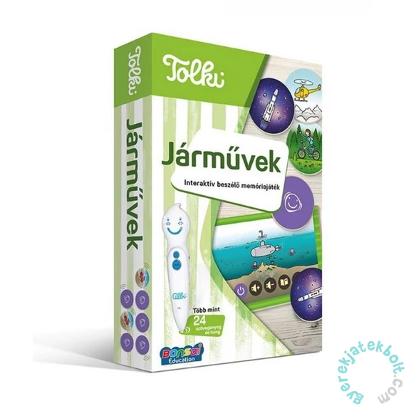 Tolki Interaktív beszélő memóriajáték - Járművek