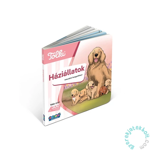 Tolki Interaktív foglalkoztató hangoskönyv - Háziállatok (62966)