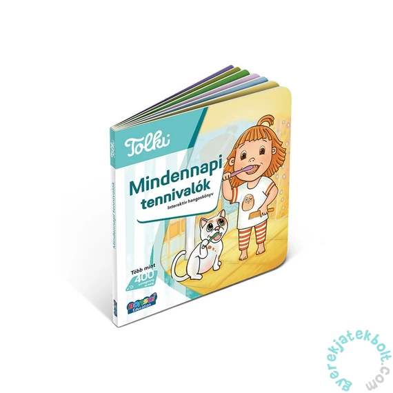 Tolki Interaktív foglalkoztató hangoskönyv - Mindennapi tennivalók (63001)