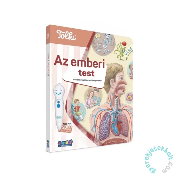 Tolki Interaktív foglalkoztató könyv - Az emberi test