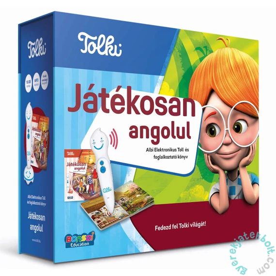 Tolki Interaktív foglalkoztató könyv és toll szettben - Játékosan angolul