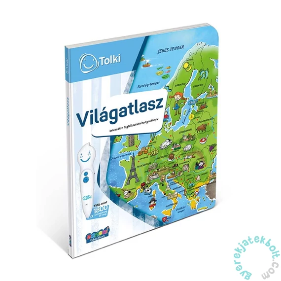 Tolki Interaktív foglalkoztató könyv - Világatlasz