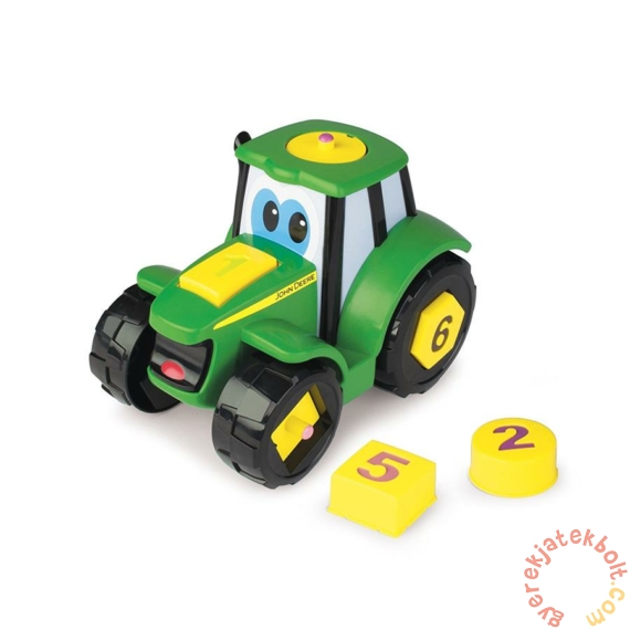 Tomy Learn and Pop Johnny formaillesztő játék traktor (46654) 