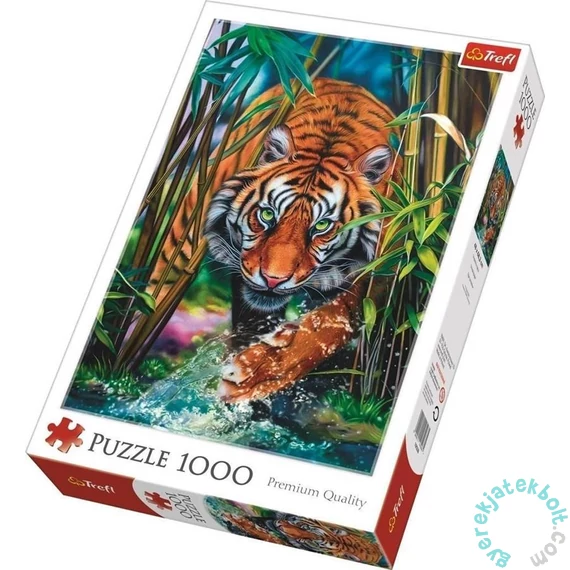 Trefl 1000 db-os puzzle - Vadászó tigris (10528)