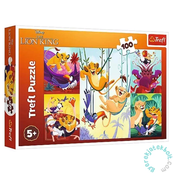 Trefl 100 db-os puzzle - Disney Oroszlánkirály - Brave King of the jungle (16478)