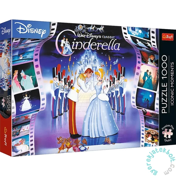 Trefl 1000 db-os Premium Plus puzzle - Disney Princess - Hamupipőke (10829)