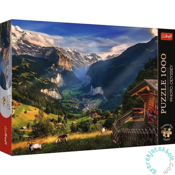 Trefl 1000 db-os Premium Plus puzzle - Lauterbrunnen Valley, Switzerland (10821)