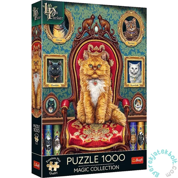 Trefl 1000 db-os Premium Plus puzzle - Magic Collection - Kotomania - Lisa Parker (10896)