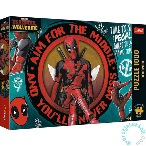 Trefl 1000 db-os Premium Plus puzzle - Marvel - Deadpool (10835)