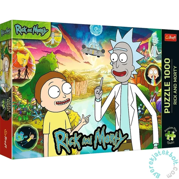 Trefl 1000 db-os Premium Plus puzzle - Rick és Morty (10838)