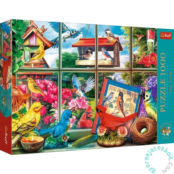 Trefl 1000 db-os Premium Plus puzzle - Tea Time - A madarak világa (10850)