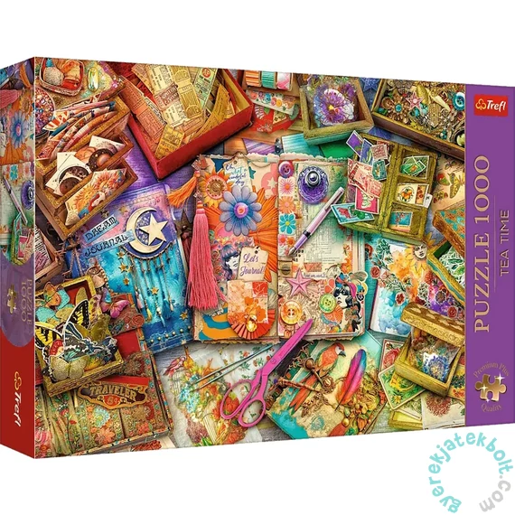 Trefl 1000 db-os Premium Plus puzzle - Tea Time - Az újságíró asztala (10849)