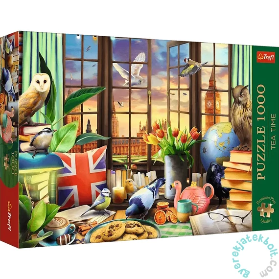 Trefl 1000 db-os Premium Plus puzzle - Tea Time - Brit dolgok (10847)