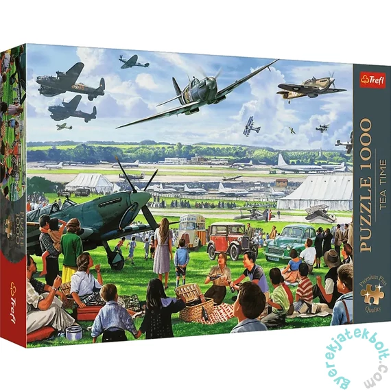 Trefl 1000 db-os Premium Plus puzzle - Tea Time - Légi parádé (10846)