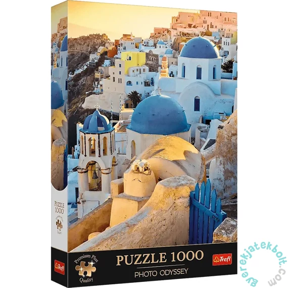 Trefl 1000 db-os Premium Plus puzzle - Town of Oia, Santorini (10853)