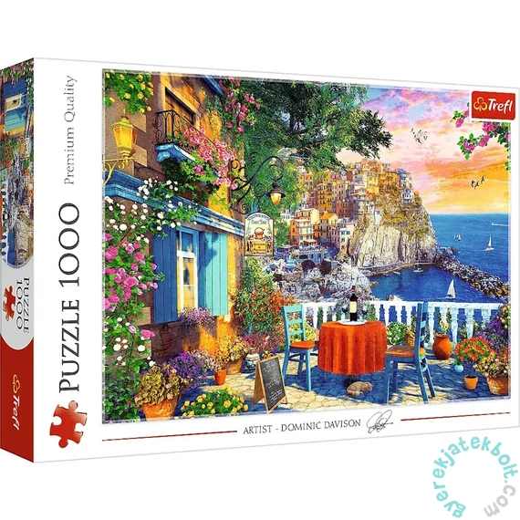 Trefl 1000 db-os puzzle - Cinque Terre View - Dominic Davison (10776)