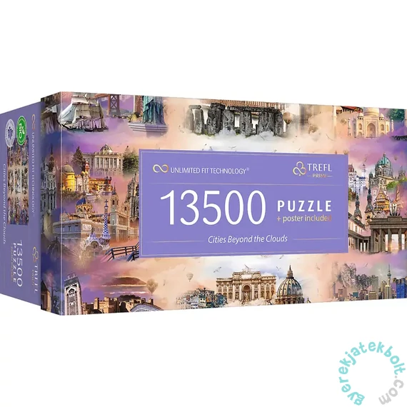 Trefl 13500 db-os UFT puzzle - Városok a Felhők Felett (81030)