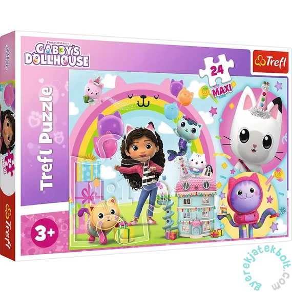 Trefl 24 db-os Maxi puzzle - Gabi babaháza - Boldog Gabi (14353)