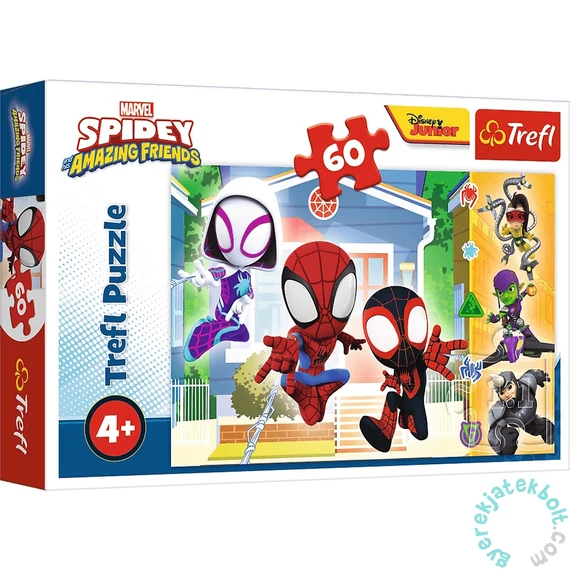 Trefl 60 db-os puzzle - Marvel - Spidey and His Amazing Friends (17371)