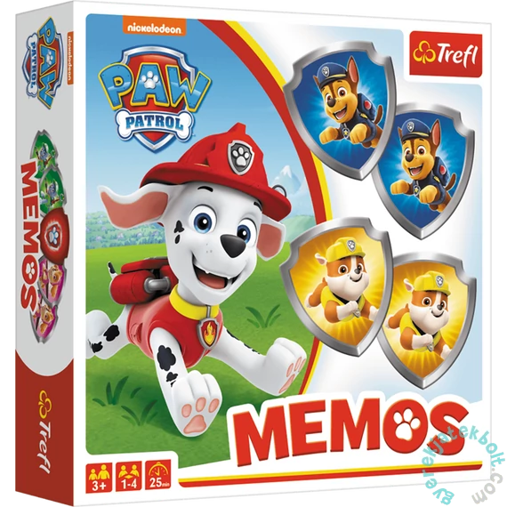 Trefl Memóriajáték - A Mancs őrjárat (01892)