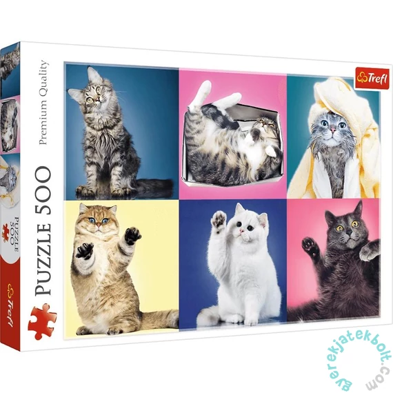 Trefl 500 db-os puzzle - Cicák (37377)