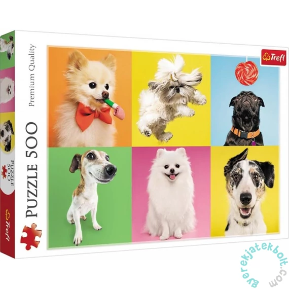 Trefl 500 db-os puzzle - Kutyák (37378)