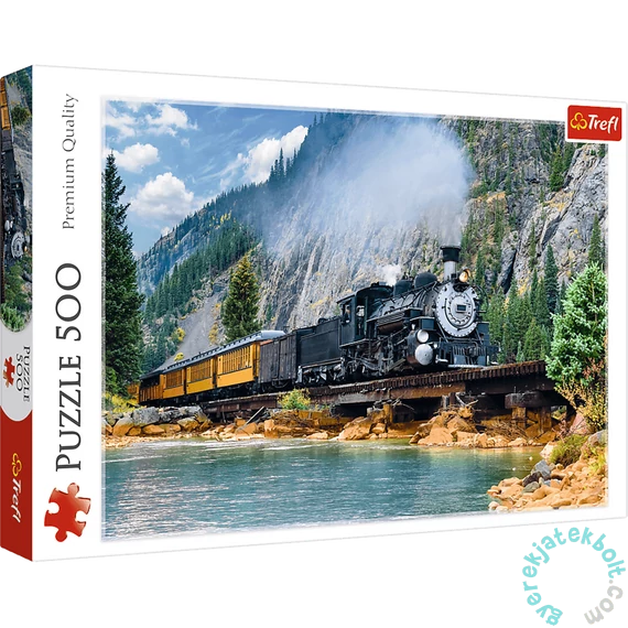 Trefl 500 db-os puzzle - Vonat a hegyekben (37379)