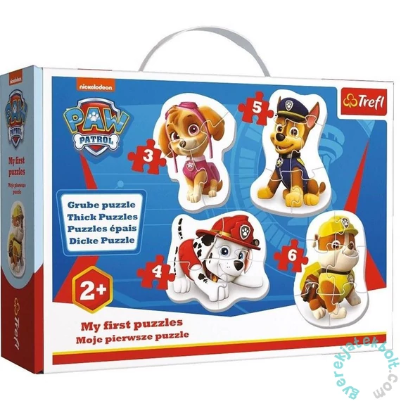 Trefl Baby Puzzle táskában - Első puzzle - Mancs őrjárat (36087)