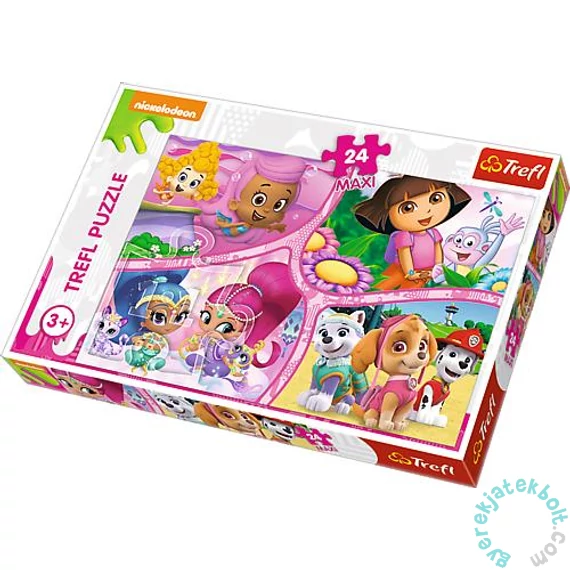 Trefl 24 db-os Maxi puzzle - Kalandra fel lányok! (14260)