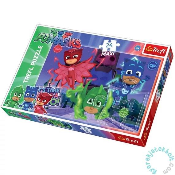 Trefl 24 db-os Maxi puzzle - PJ Masks - Pizsihősök (14262)