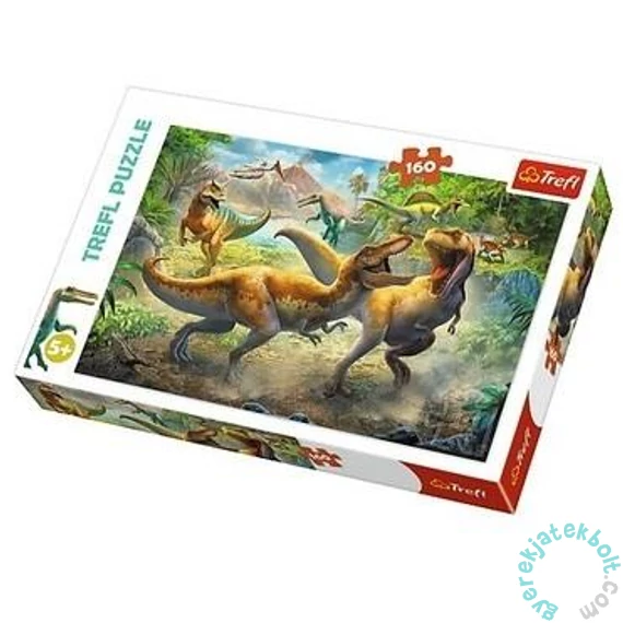 Trefl 160 db-os puzzle - Harcias Tyrannosaurusok (15360)