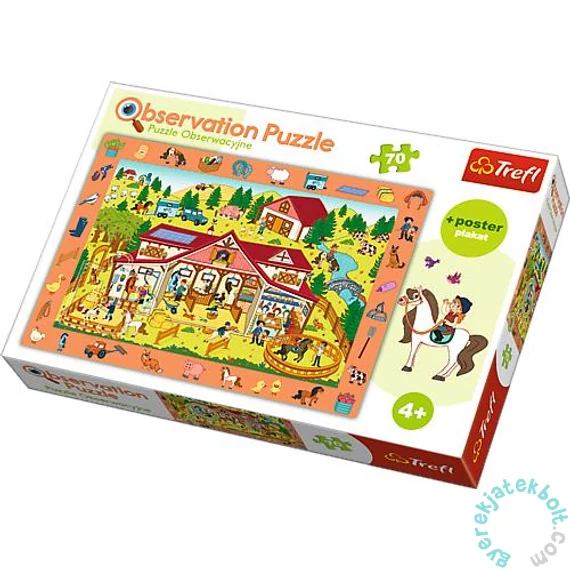 Trefl 70 db-os puzzle - Keresd a képet - A farmon (15535)