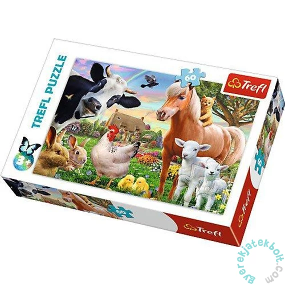 Trefl 60 db-os puzzle - Boldog farm (17320)