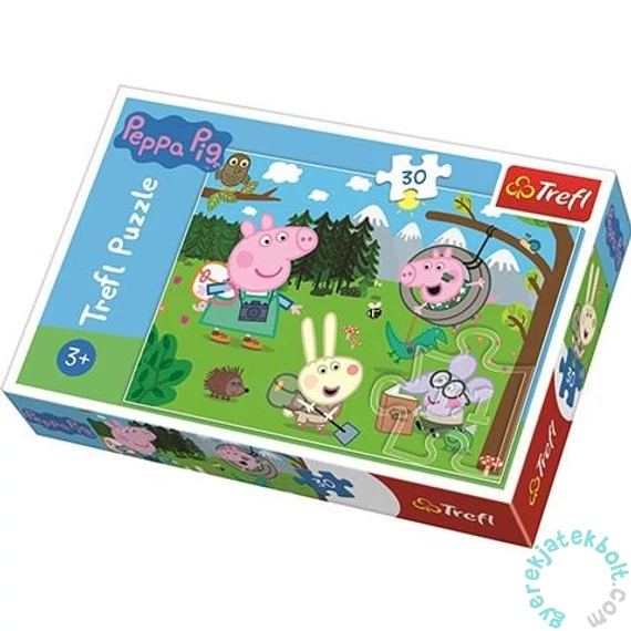 Trefl 30 db-os puzzle - Peppa malac - Az erdő felfedezése (18245)