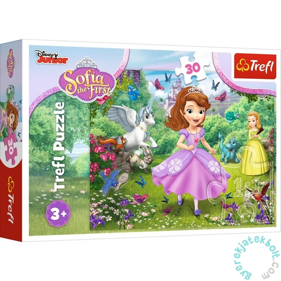 Trefl 30 db-os puzzle - Szófia hercegnő a kertben (18252)