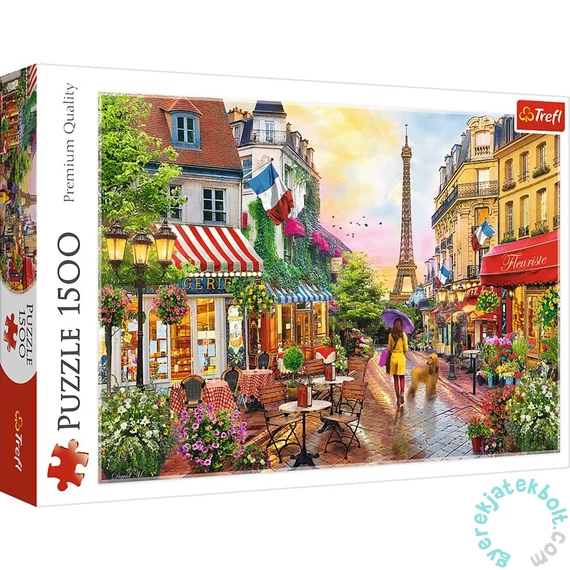 Trefl 1500 db-os puzzle - Virágos Párizs (26156)