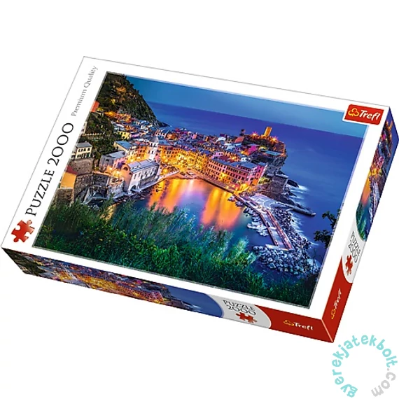 Trefl 2000 db-os puzzle - Vernazza alkonyatkor (27086)