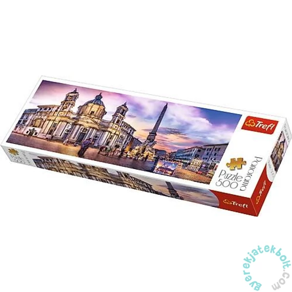 Trefl 500 db-os Panoráma puzzle - Piazza Navona, Róma (29501)