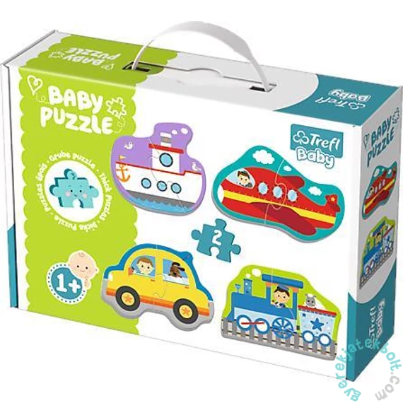 Trefl Baby Puzzle táskában - Első puzzle - Járművek (36075)