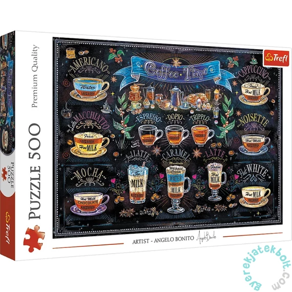 Trefl 500 db-os puzzle - Kávé idő (37449)