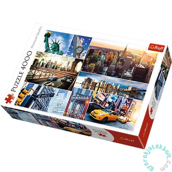 Trefl 4000 db-os puzzle - New York kollázs (45006)