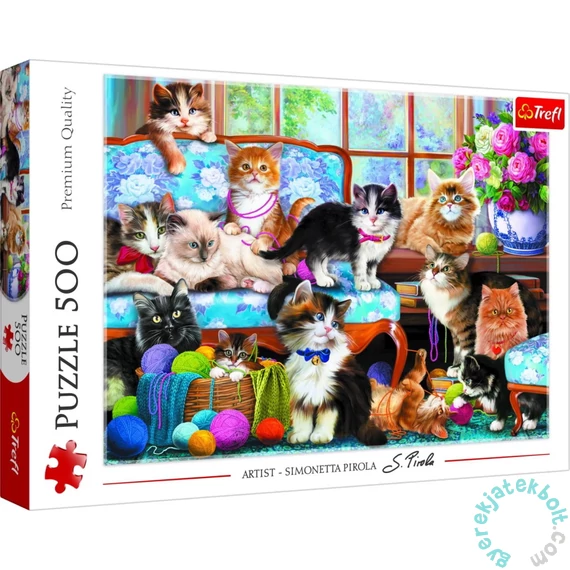 Trefl 500 db-os puzzle - Cica család (37425)