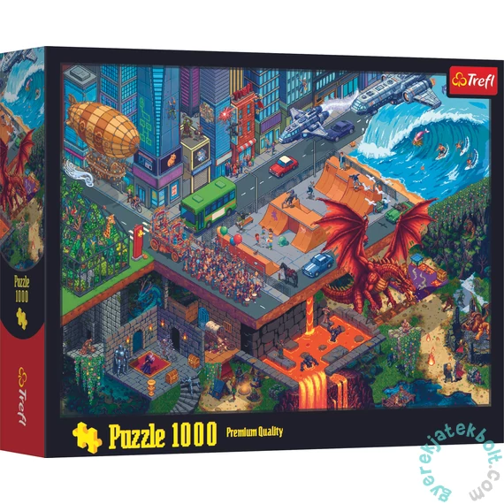 Trefl 1000 db-os puzzle - Pixel City (10986)