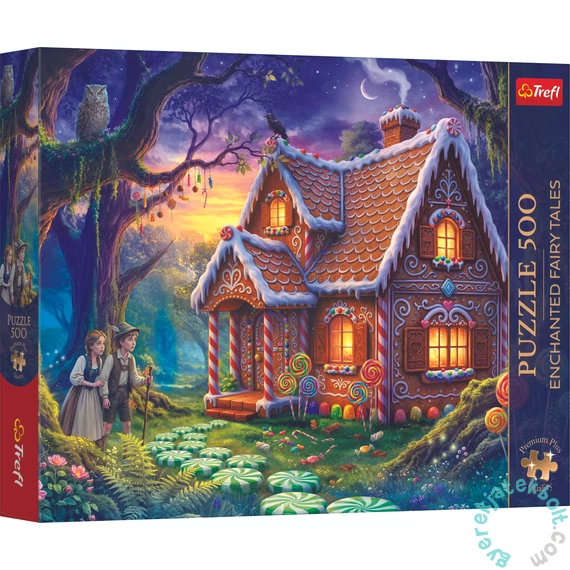 Trefl 500 db-os Premium Plus puzzle - Enchanted Fairy Tales - Jancsi és Juliska (37633)