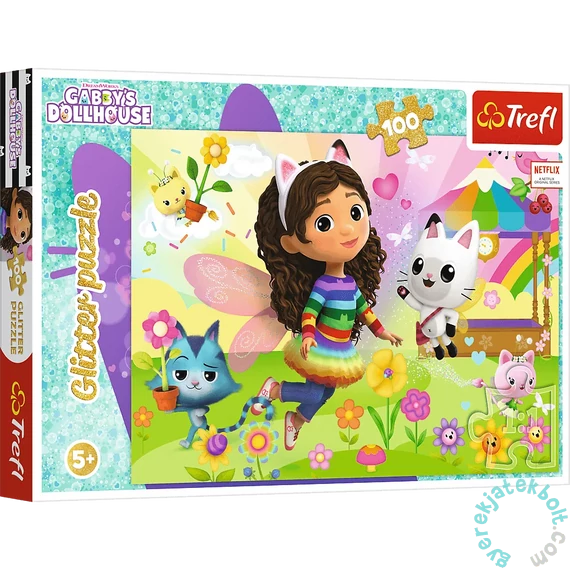 Trefl 100 db-os Csillám puzzle - Gabi babaháza (14832)